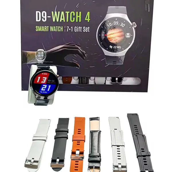Picture of D9 watch 4 pro 7 strap smart watch