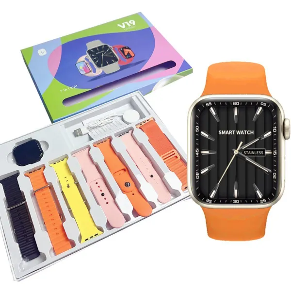 Picture of V19 Classic 7 in 1 smart watch