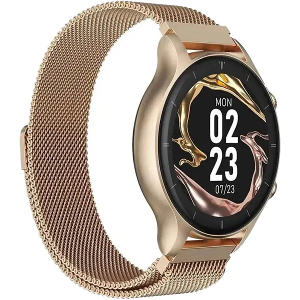 Picture of G-TiDE R1 Classic Gold Bluetooth Calling Smart Watch