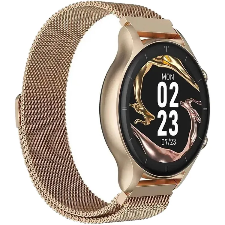 Picture of G-TiDE R1 Classic Gold Bluetooth Calling Smart Watch