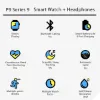 Picture of P9 Series 9 Smart Watch + Headphones