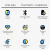 Picture of Tk705 Ultra Smart Watch With Headphone