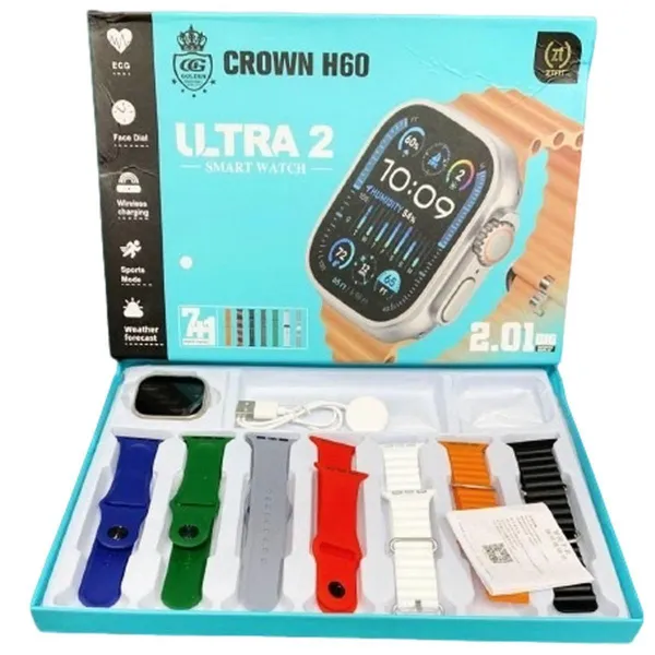 Picture of Crown H60 Ultra2 7 in 1 Smart Watch