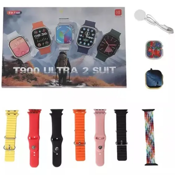 Picture of T900 Ultra 2 Suit Set 9 In 1 Combo Smart watch
