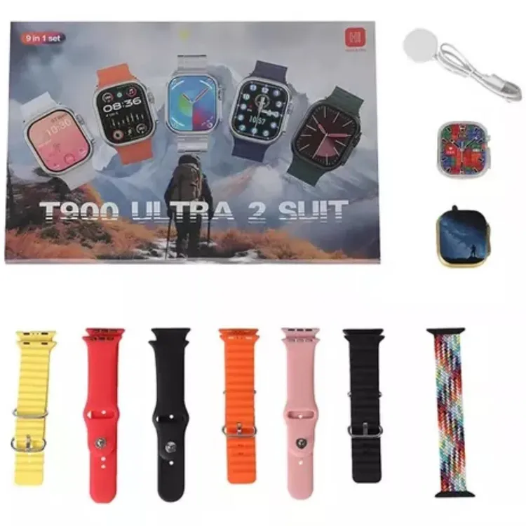 Picture of T900 Ultra 2 Suit Set 9 In 1 Combo Smart watch