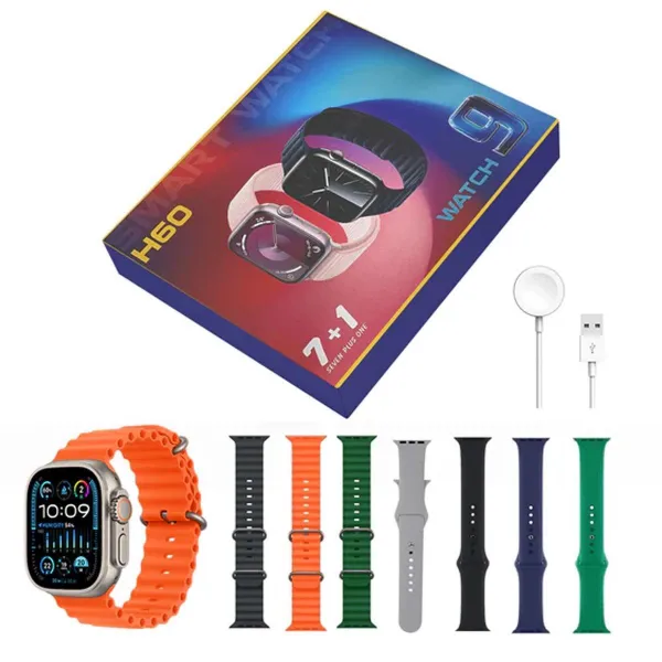 Picture of H60 Watch 9 Smartwatch with 7+1 Strap