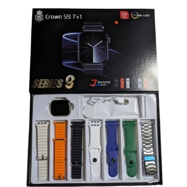 Picture of Crown S9 7in1 Series 9  Smart Watch