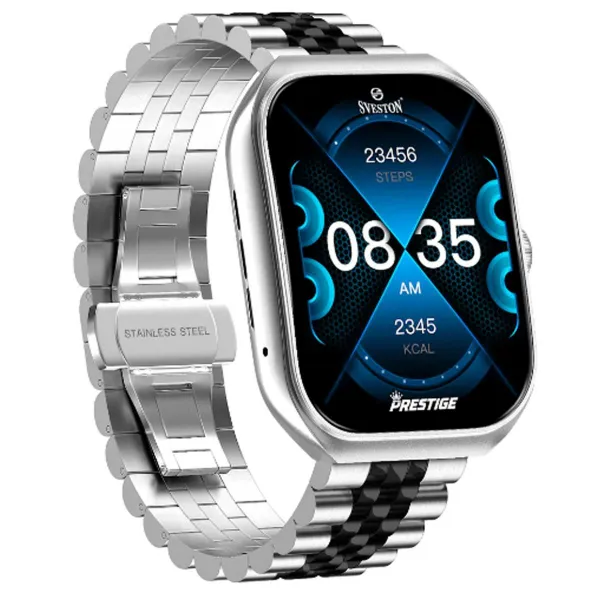 Picture of SVESTON PRESTIGE CHAIN SMARTWATCH WITH FREE SILICON STRAP