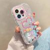 Picture of Fashion Lovely Girl Heart Cute Mirror Phone Case for iPhone 12 13  Pro Max Back Cover