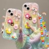 Picture of 3D Individual Fashion Flower Clear Design Girls Phone Cases Cover Unique Mobile Phone Cover Case for iPhone 14 13 12 Pro Max